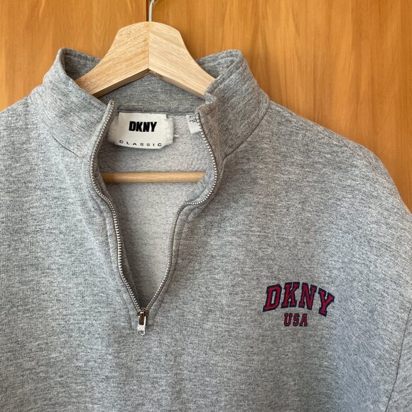 DKNY Oversize 1/4 Zip Sweater - Picture 3 of 6